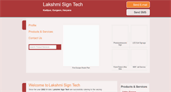 Desktop Screenshot of lakshmisigntech.com